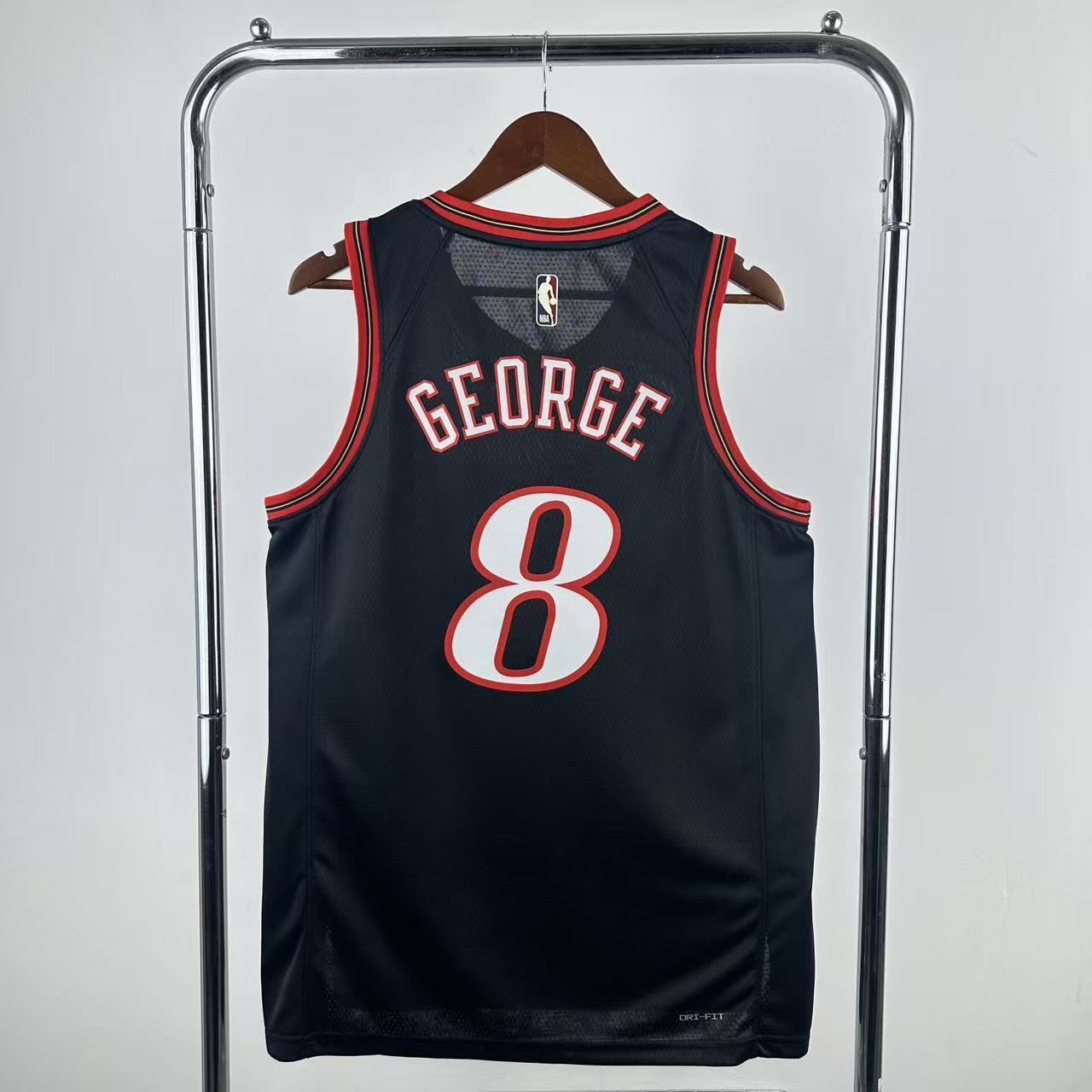 Men Philadelphia 76ers #8 George Black Nike Season 2026 NBA Jersey